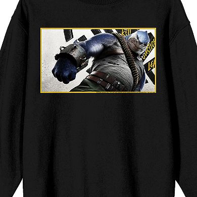 Men's DC Comics Suicide Squad King Shark Long Sleeve Graphic Tee