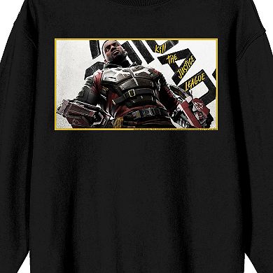 Men's DC Comics Suicide Squad Deadshot Long Sleeve Graphic Tee