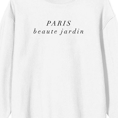 Men's Paris Beaute Jardin Long Sleeve Graphic Tee