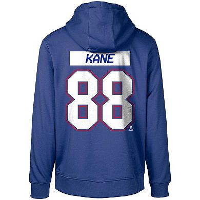 Men's Levelwear Patrick Kane Blue New York Rangers Name & Number Pullover Hoodie