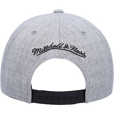 Men's Mitchell & Ness Heather Gray San Antonio Spurs Hardwood Classics 2.0 Snapback Hat