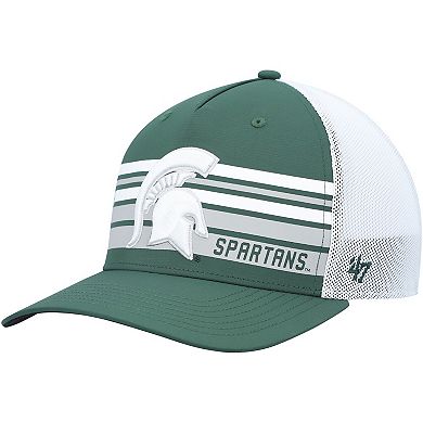 Men's '47 Green Michigan State Spartans Brrr Altitude Trucker Snapback Hat