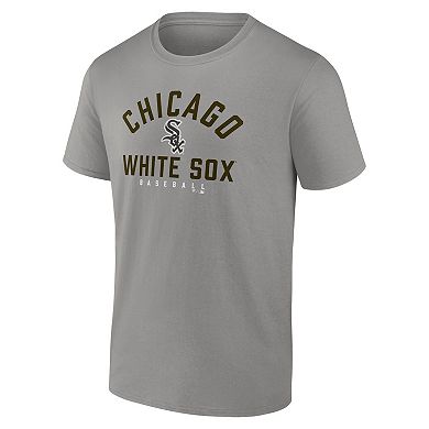 Men's Fanatics Branded Black/Gray Chicago White Sox Player Pack T-Shirt Combo Set