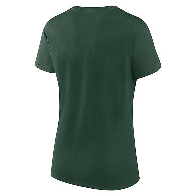 Women's Fanatics Branded Green/Gold Oakland Athletics Fan T-Shirt Combo Set