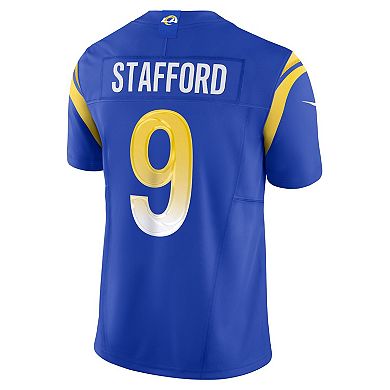 Men's Nike Matthew Stafford Royal Los Angeles Rams Vapor F.U.S.E. Limited Jersey