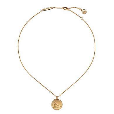 Women's Lusso Style Golden State Warriors Harper Necklace