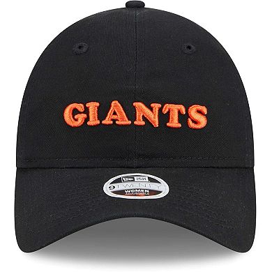 Women's New Era Black San Francisco Giants Shoutout 9TWENTY Adjustable Hat