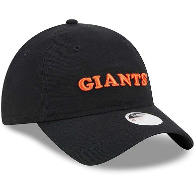 Women's New Era Black San Francisco Giants Shoutout 9TWENTY Adjustable Hat