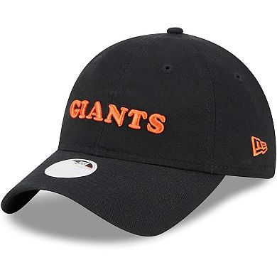 Women's New Era Black San Francisco Giants Shoutout 9TWENTY Adjustable Hat