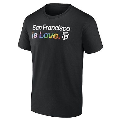 Men's Profile Black San Francisco Giants Pride T-Shirt