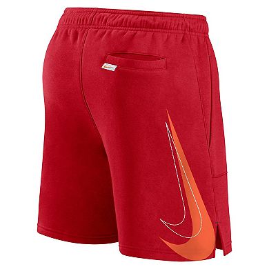 Men's Nike Red Atlanta Braves Statement Ball Game Shorts