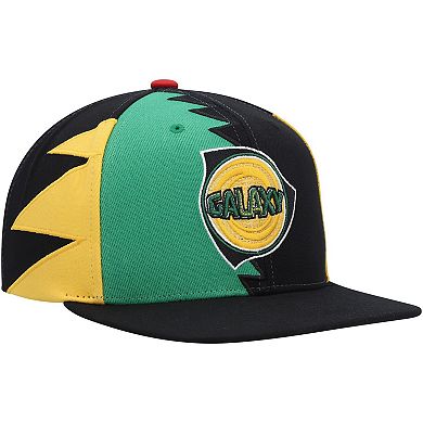 Men's Mitchell & Ness Black LA Galaxy Jersey Hook Snapback Hat
