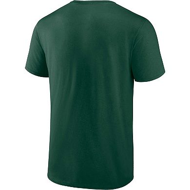 Men's Fanatics Branded Green Minnesota Wild Wordmark Two-Pack T-Shirt Set