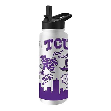 TCU Horned Frogs 34oz. Native Quencher Bottle