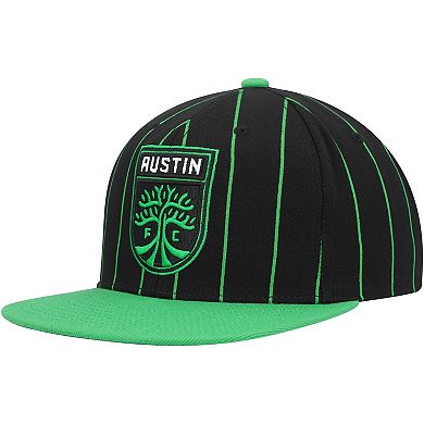 Men's Mitchell & Ness Black Austin FC Team Pin Snapback Hat