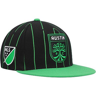 Men's Mitchell & Ness Black Austin FC Team Pin Snapback Hat