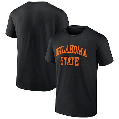 Men's Fanatics Branded Black Oklahoma State Cowboys Basic Arch T-Shirt