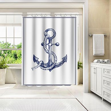 Americanflat Anchor Shower Curtain