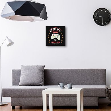 "Let the Game Begin" Controller Wall Art