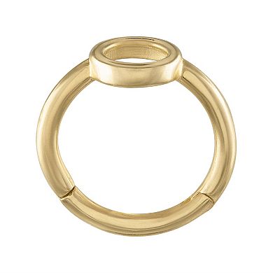 Amella Jewels 10k Gold Circle Septum Nose Ring