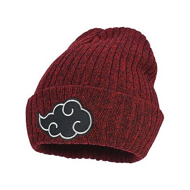 Men's Naruto Akatsuki Cloud Marl Cuff Beanie