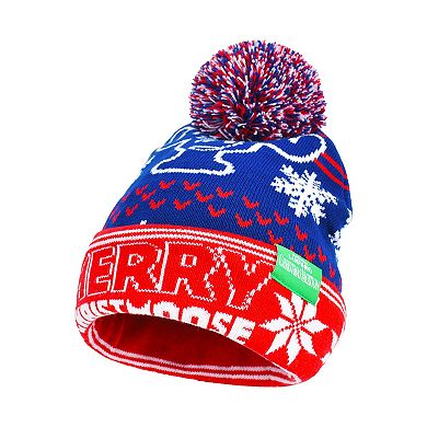 National Lampoon Merry Christmoose Knit Pompom Beanie