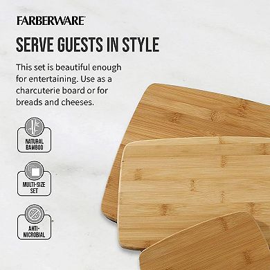 Farberware 18-pc. Knife Block Set with Cutting Board Set