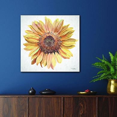 COURTSIDE MARKET Sunflower Canvas Wall Art