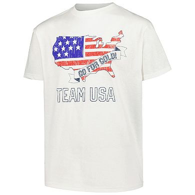 Youth White Team USA Go For Gold T-Shirt