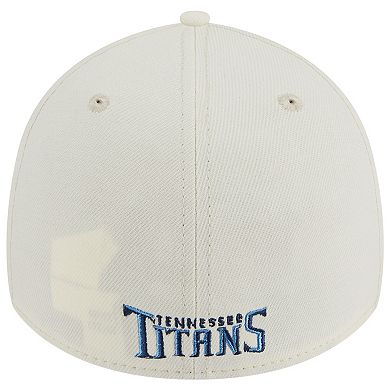 Men's New Era Cream Tennessee Titans Classic 39THIRTY Flex Hat