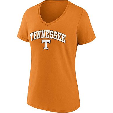 Women's Fanatics Branded Tennessee Orange Tennessee Volunteers Evergreen Campus V-Neck T-Shirt