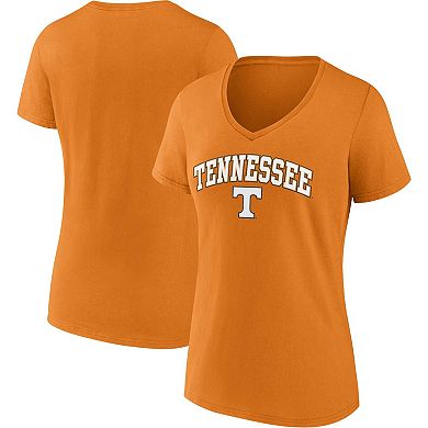 Women's Fanatics Branded Tennessee Orange Tennessee Volunteers Evergreen Campus V-Neck T-Shirt