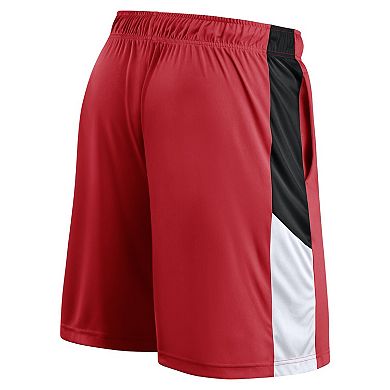 Men's Fanatics Branded  Red Portland Trail Blazers Practice Performance Shorts