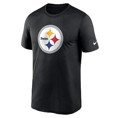 Men's Nike  Black Pittsburgh Steelers Legend Logo Performance T-Shirt