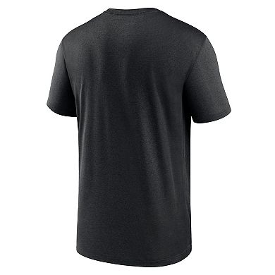 Men's Nike  Black Pittsburgh Steelers Legend Logo Performance T-Shirt