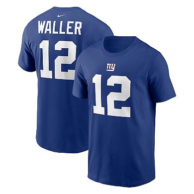 Men's Nike Darren Waller Royal New York Giants Player Name & Number T-Shirt