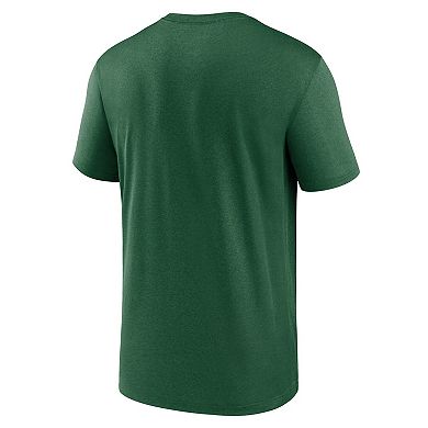 Men's Nike  Green New York Jets Legend Wordmark Performance T-Shirt