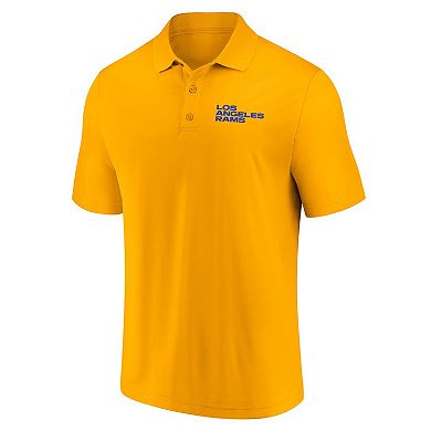 Men's Fanatics Branded Royal/Gold Los Angeles Rams Dueling Two-Pack Polo Set