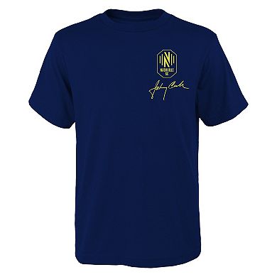 Youth Navy Nashville SC x Johnny Cash Lines T-Shirt