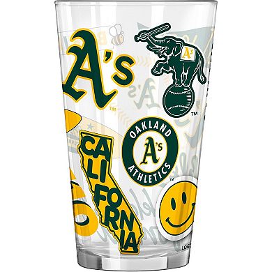Oakland Athletics 16oz. Native Pint Glass