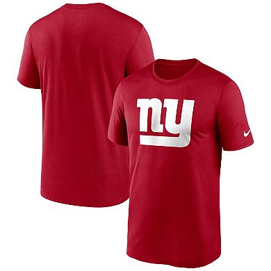 Men's Nike  Red New York Giants Legend Logo Performance T-Shirt