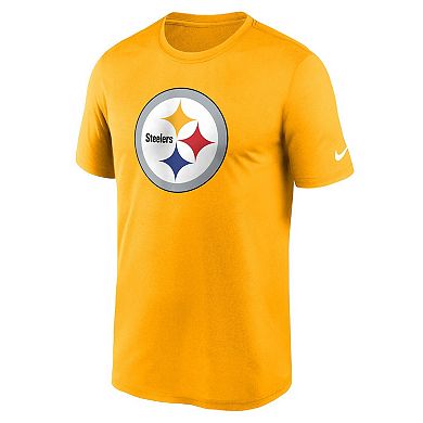 Men's Nike  Gold Pittsburgh Steelers Legend Logo Performance T-Shirt