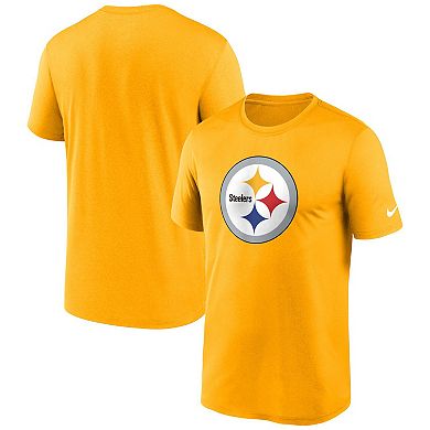 Men's Nike  Gold Pittsburgh Steelers Legend Logo Performance T-Shirt