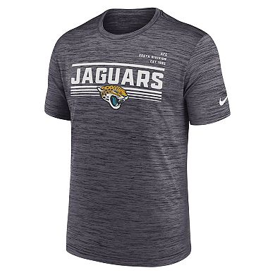 Men's Nike Anthracite Jacksonville Jaguars Yardline Velocity Performance T-Shirt