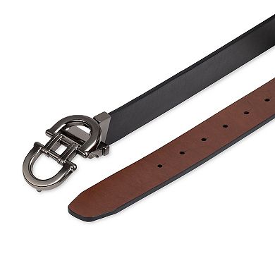 Men's Sonoma Goods For Life® Two-In-One Reversible Double Ended Equestrian Buckle Dress Belt