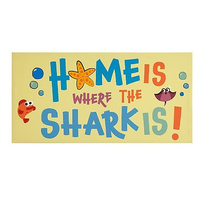 Idea Nuova Nickelodeon 3-Piece Baby Shark Canvas Wall Art Set