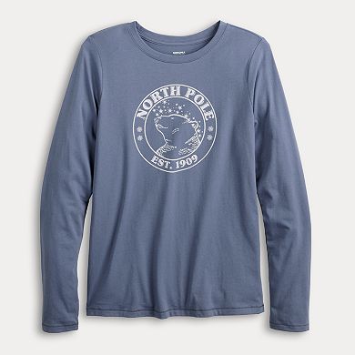 Petite Sonoma Goods For Life Long Sleeve Holiday Graphic Tee
