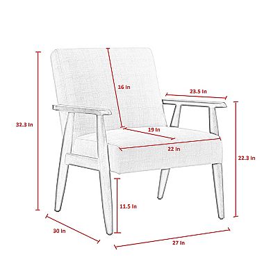 Charlene Armchair Upholstered