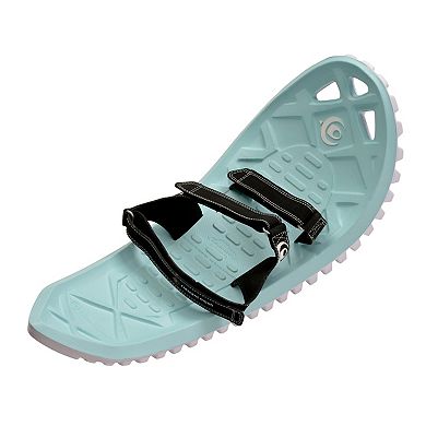 Crescent Moon Eva Foam Deck Recreational Running Snowshoes for Adults, Seafoam