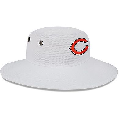 Men's New Era White Chicago Bears 2023 NFL Training Camp Primary Logo Panama Bucket Hat